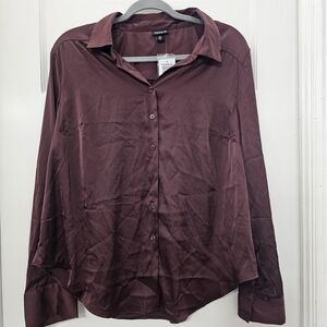 Burgundy Button Shirt